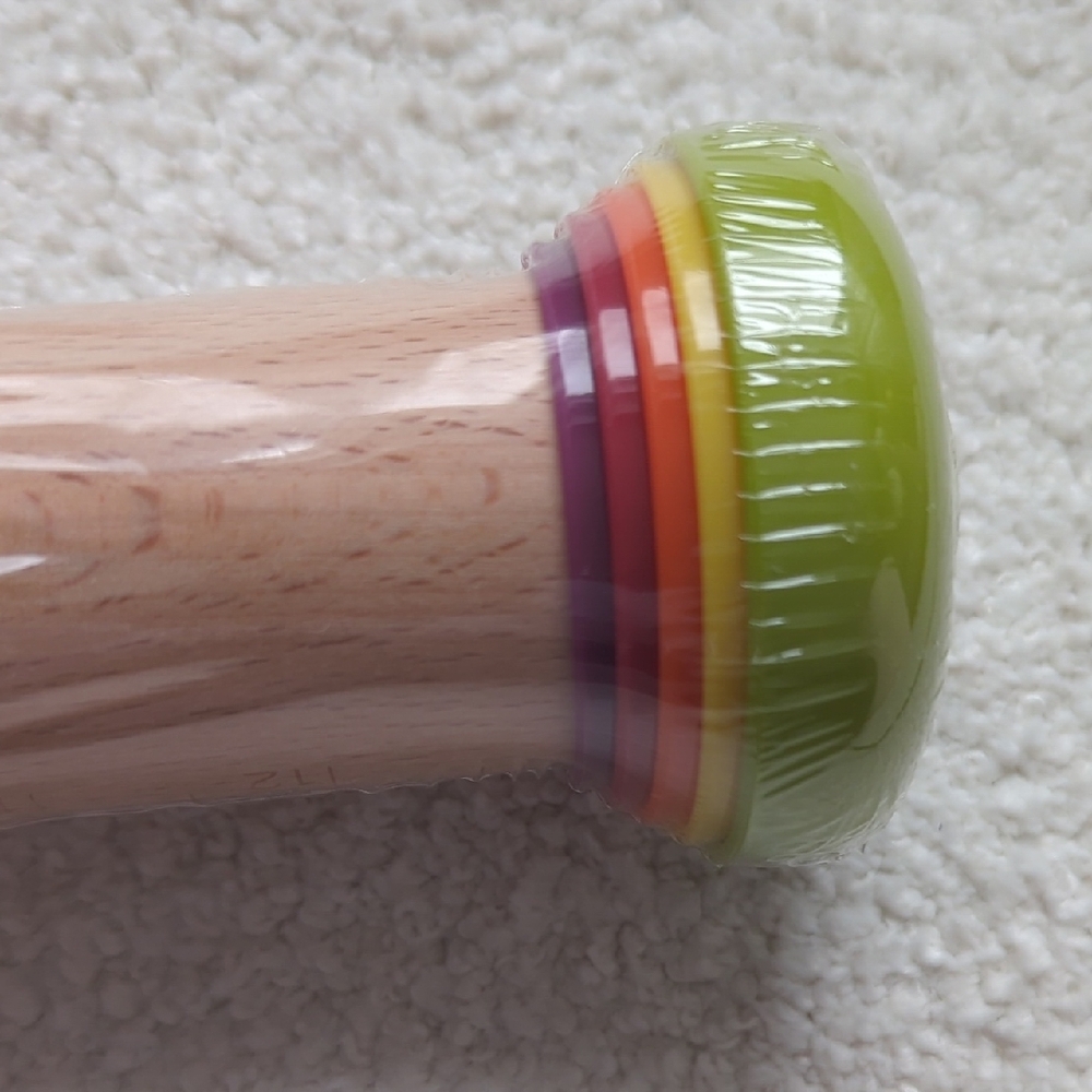 Joseph Precision Pin Adjustable Rolling Pin with Colorful Rings - Picture 3 of 9